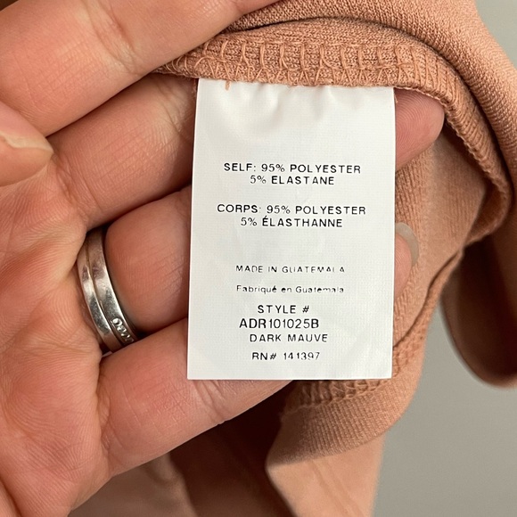 Astr The Label NWT Peach Square neck Bodycon Midi Long Sleeve Dress Sz M - Picture 6 of 11